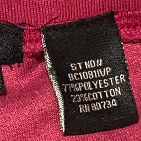 Rocawear Y2K Red crop velour jacket hoodie size small - Picture 8 of 8